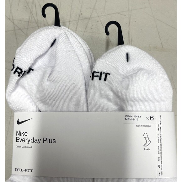 Nike Everyday Plus Cushioned Training Ankle Socks Size Men 8-12 Women 10-13 NWT - Picture 4 of 7